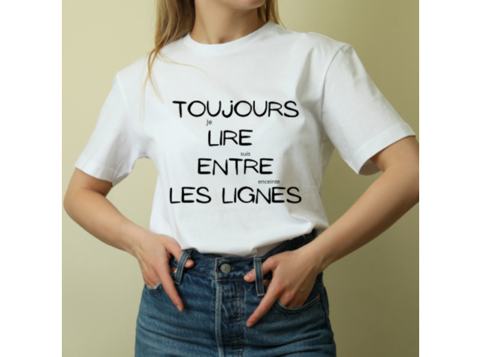 T-shirt personnalisé Annonce grossesse