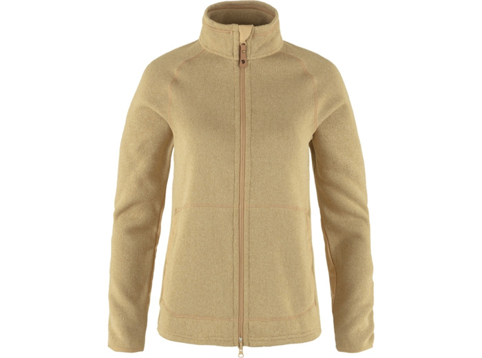 Veste Polaire Femme Övik Fleece Zip Sweater 196/Dune Beige FJÄLLRÄVEN