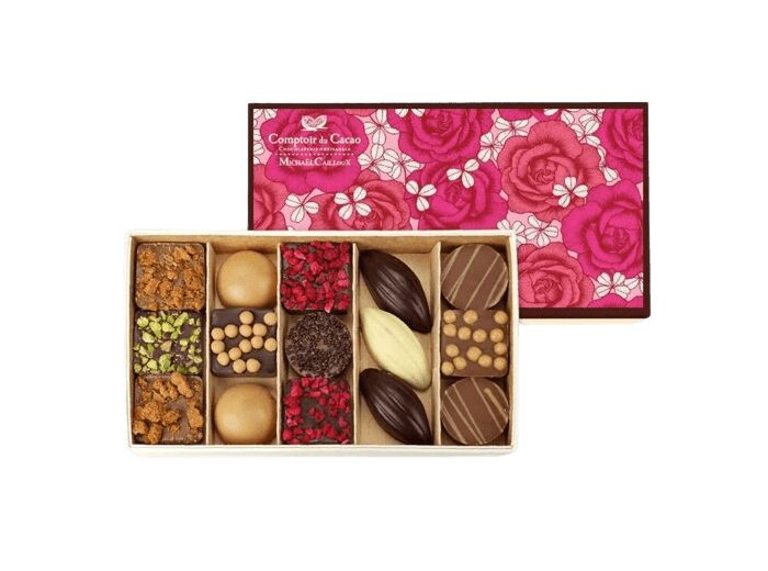 Coffret chocolats "Le Pouvoir Des Fleurs" de Michaël Cailloux