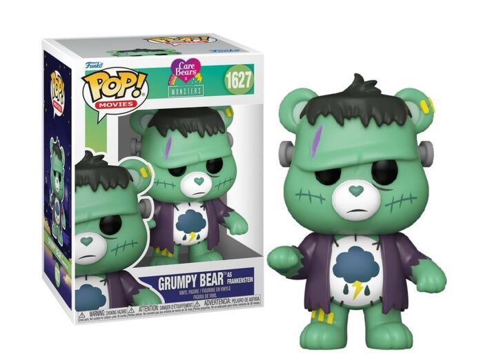 Bisounours x Universal Monsters POP! 1627 Vinyl figurine Grumpy Bear Frankenstein