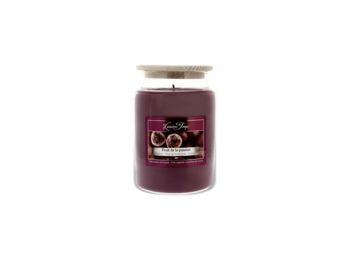 Bougie Cire Colorée 670 g Fruit de la Passion