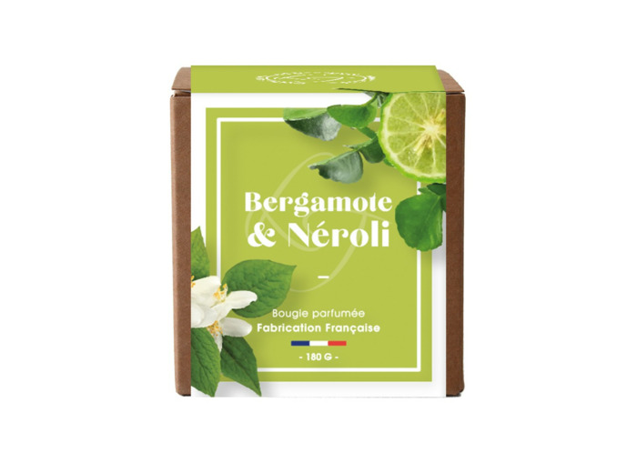 Bougie Végétale 180 g Duo Bergamote & Néroli