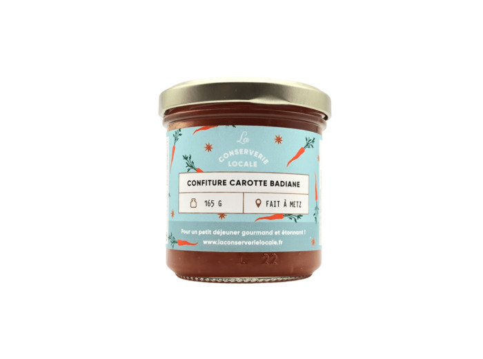 Confiture Carotte Badiane 165g - Bon Plan DDM