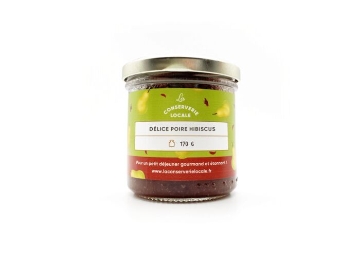 Confiture poire hibiscus - La conserverie locale