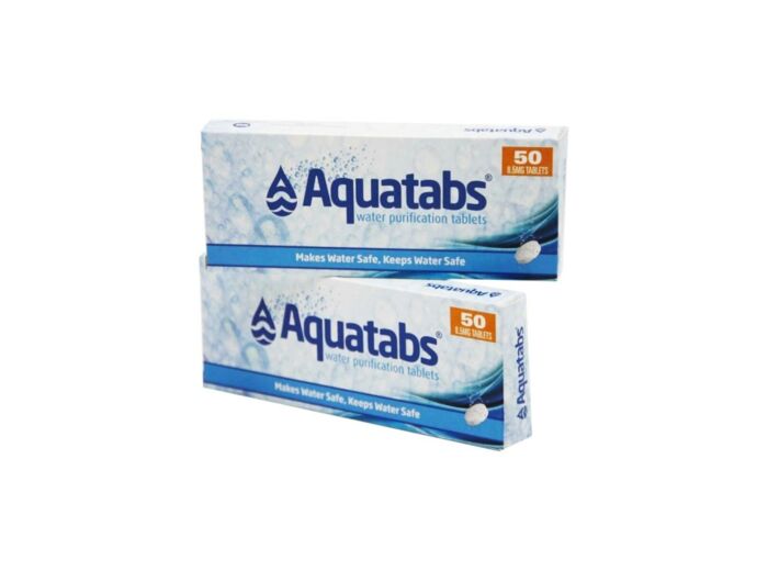 Tablettes de purification d'eau 2X50