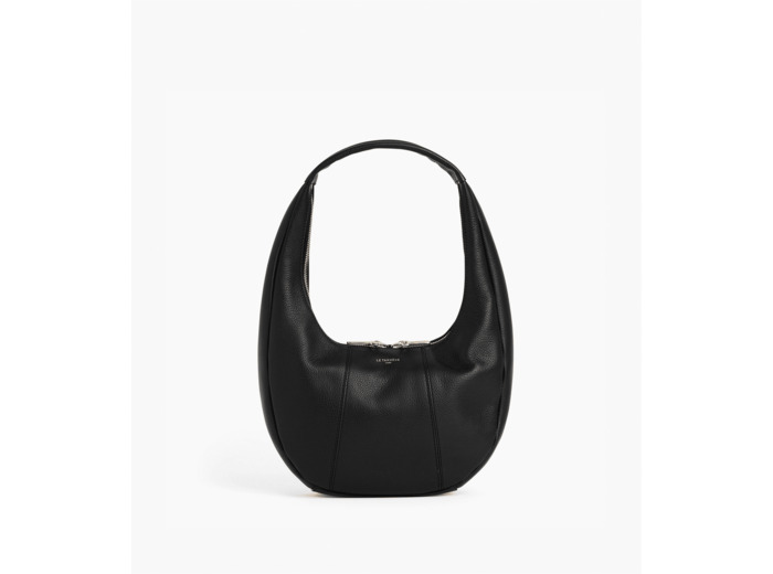 Sac hobo moyen modèle Juliette en cuir grainé