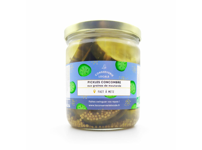 Pickles Concombre Graines de Moutarde BIO 210g