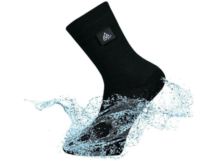 Chaussettes Waterproof Trail Dry Noir VERJARI