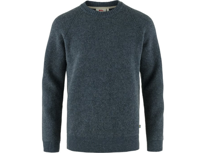 Pull Homme Övik Rib 560/Navy FJÄLLRÄVEN