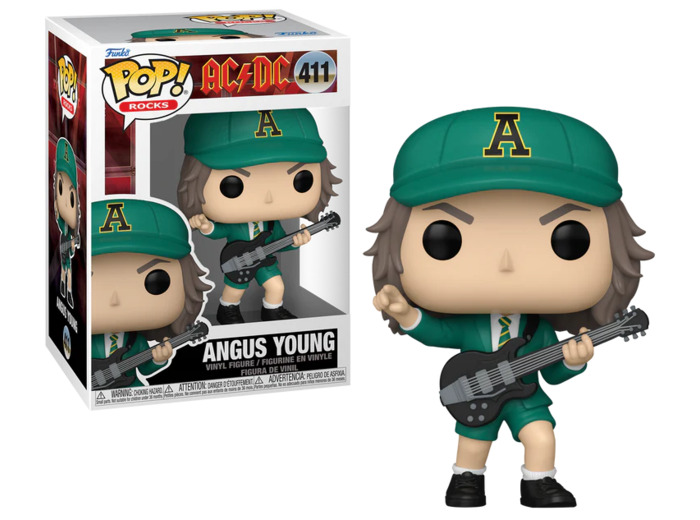 AC/DC - POP Rocks N° 411 - Angus Young (Tenue Vert) FUNKO