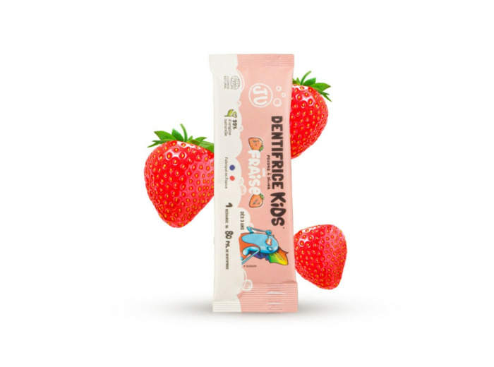 Dentifrice rechargeable poudre - fraise - enfants - (ex Juliette) - Pimpant