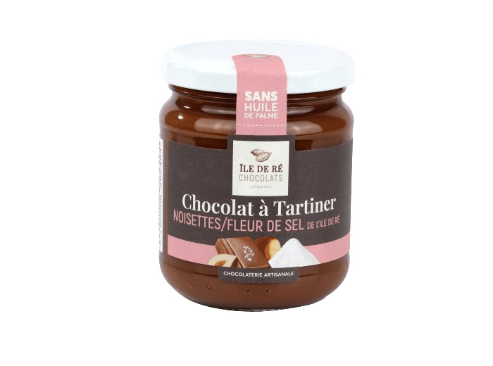 Pâte à tartiner au chocolat à la fleur de sel - Ile de ré