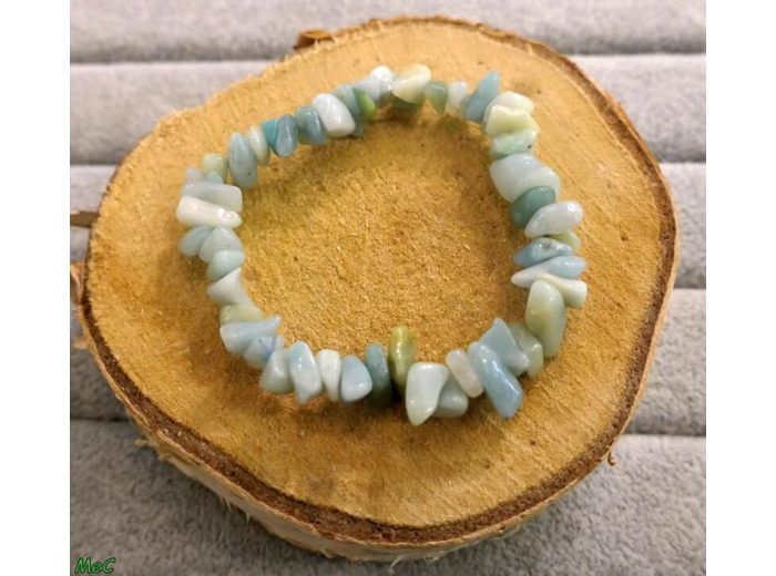 Bracelet amazonite baroque