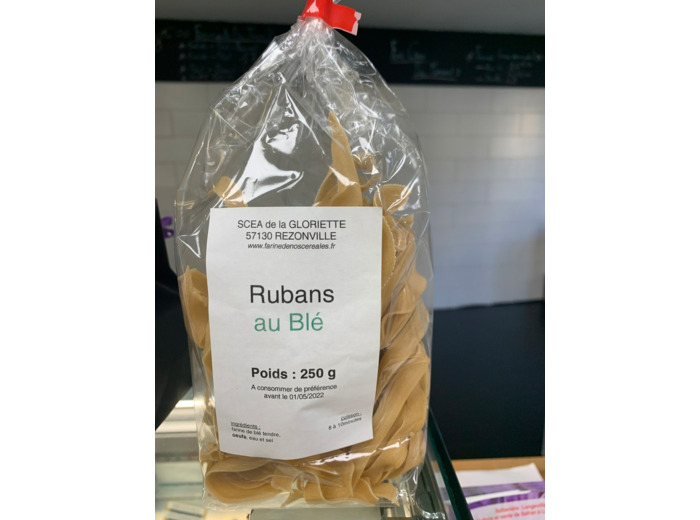 Pâtes rubans au blé tendre