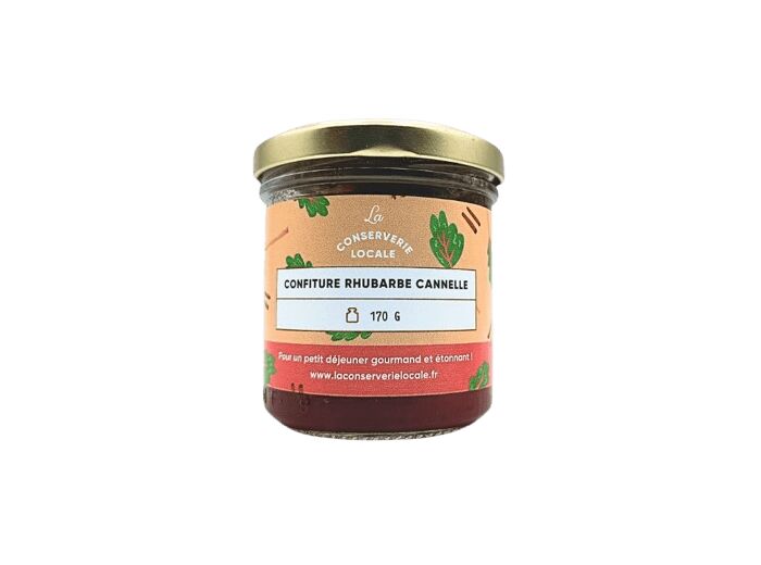 Confiture Rhubarbe Cannelle - La Conserverie Locale