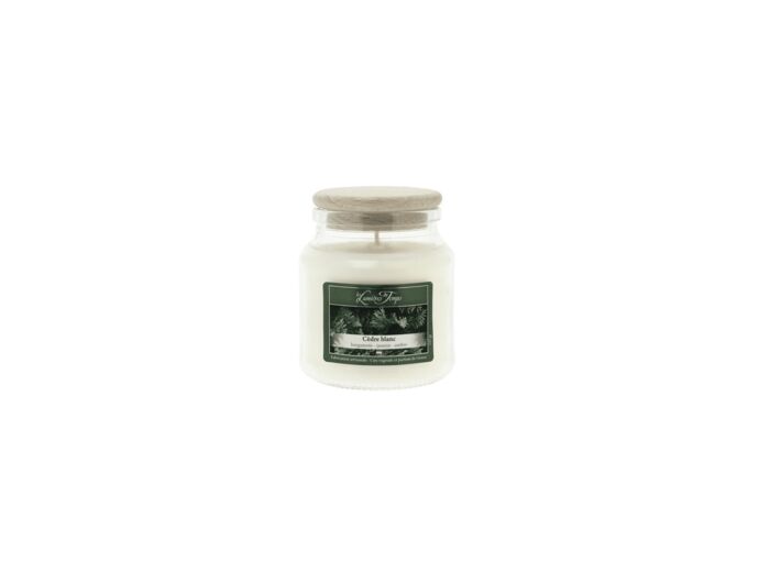 Bougie Cire Colorée 145 g Cèdre Blanc