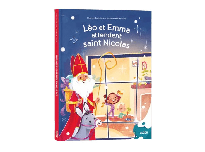 Léo et Emma attendent Saint Nicolas - livre - Auzou