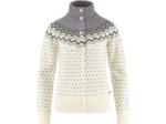 Gilet Femme Ovik Knit Chalk White-Flin FJÄLLRÄVEN