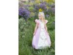 Robe Parisienne Rose Et Blanche 7-8 ans