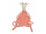 Doudou attache-tétine girafe Sous mon baobab