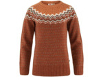 Pull Femme Övik Knit Sweater 215-242/Autumn Leef-Desert Brown FJÄLLRÄVEN