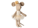 Souris Ballerine Petite Soeur - Blanc Casse - Maileg