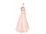 Robe Parisienne Rose Et Blanche 7-8 ans