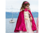 Cape Princesse Velours Fushia 5/6 Ans