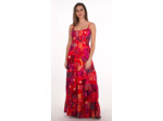 Robe longue viscose motifs Patchemy - 3 coloris