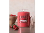 Bougie Cire Colorée 145 g Délice de Fraise