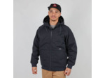 Parka Homme JOAO Canvas hooded jacket sherpa Noir OXBOW