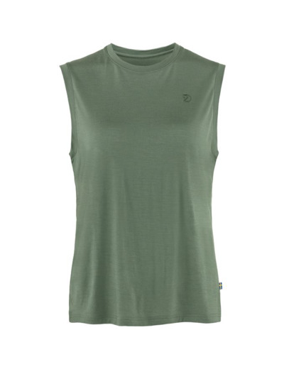 Débardeur Femme Mérinos Abisko Wool Tank Top 614/Patina Green FJÄLLRÄVEN