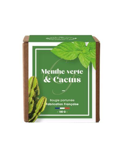 Bougie Végétale 180 g Duo Cactus & Menthe