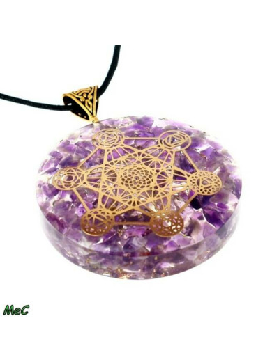 Pendentif orgonite Métatron