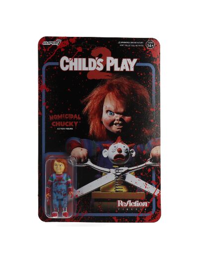 CHUCKY Child's Play 2 - Homicidal Chucky (Blood Splatter)