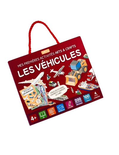 Mes premières activités arts & crafts - Les véhicules - Sassi