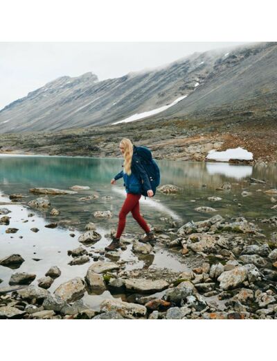 Legging Femme Abisko Tights Pomegranate Red FJÄLLRÄVEN