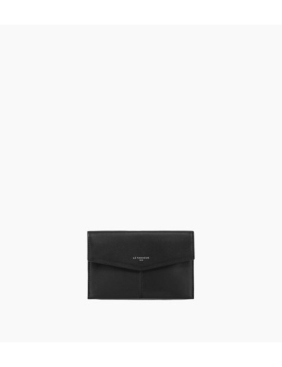 Pochette enveloppe moyen modèle Charlotte en cuir lisse