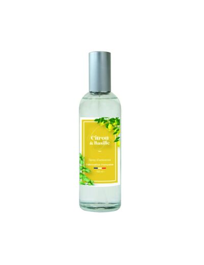 Spray d'Ambiance 100 ml Duo Citron & Basilic