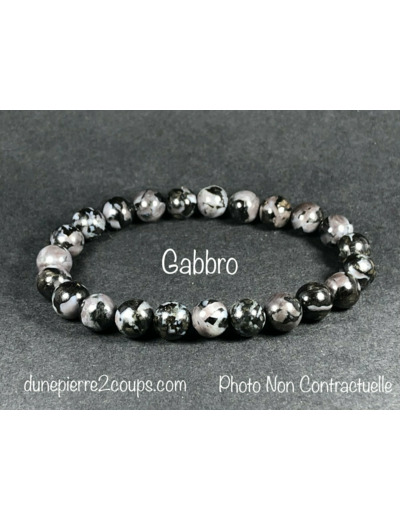 Bracelet Gabbro  8mm