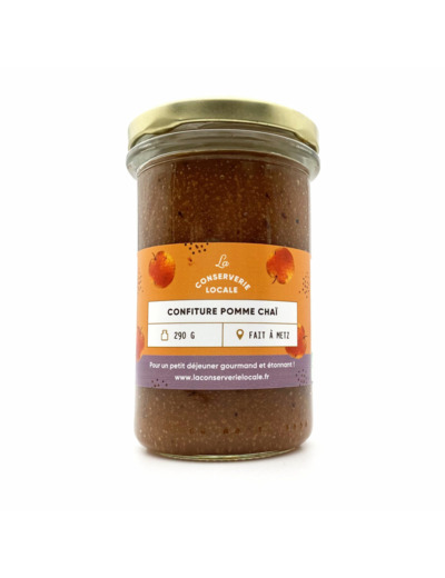 Confiture Pomme Chaï BIO 290g