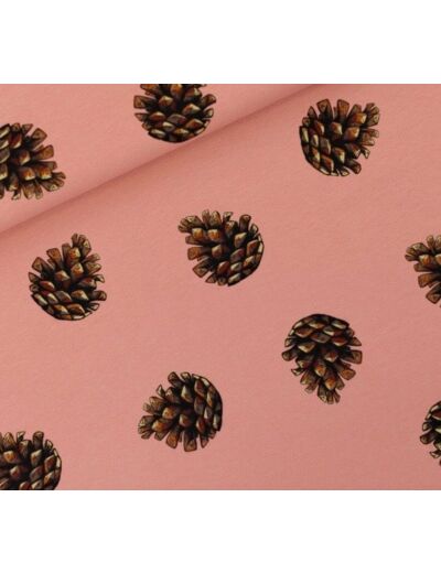 FRENCH TERRY PINE CONES BY SYAS