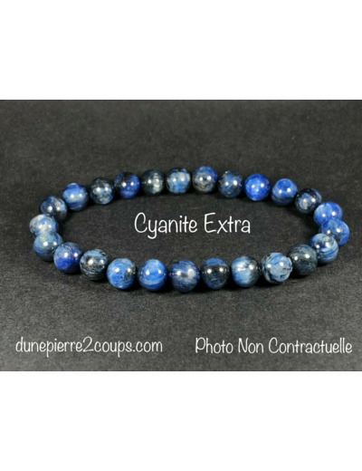 Bracelet Cyanite Extra  8mm