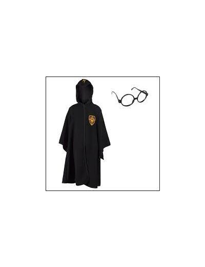 Costume Magicien Harry + Lunettes 7/8Ans