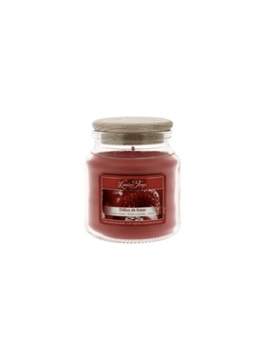 Bougie Cire Colorée 145 g Délice de Fraise