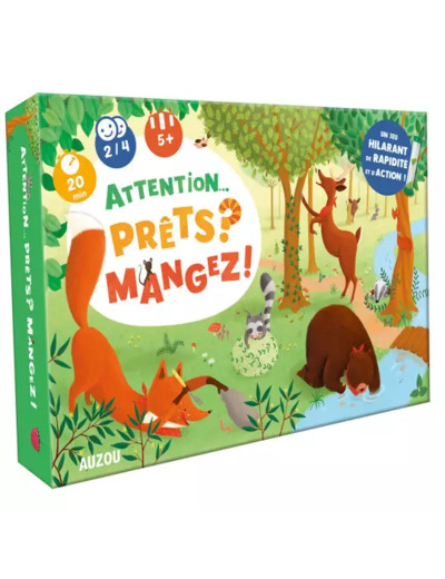 Attention Prêts Mangez - jeu de société - AUZOU