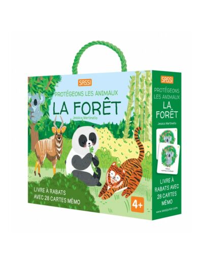 Protégeons les animaux puzzle et livre - La forêt - SASSI