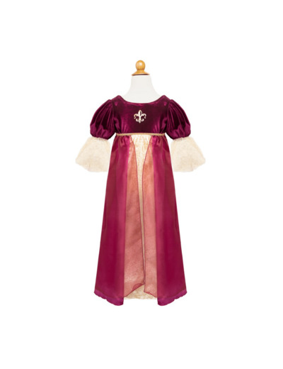 Costume Reine Medievale Tudor 5/6 Ans