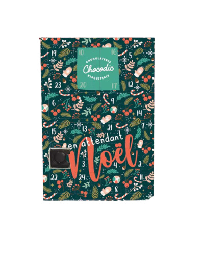 Calendrier de l'avent chocolat - Chocolat artisanal de Noël - Chocodic