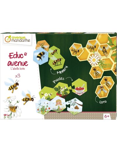 L'abeille boîte - jeux de société - Avenue Mandarine